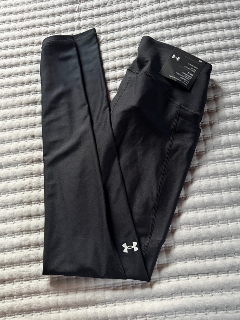 Under Armour Heat Gear Black Compression High-Rise Leggings